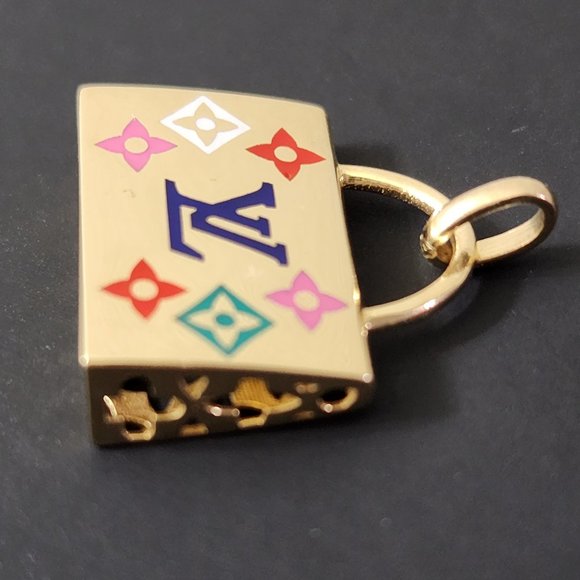 Pendant bag multi color design 18k gold - Picture 7 of 15